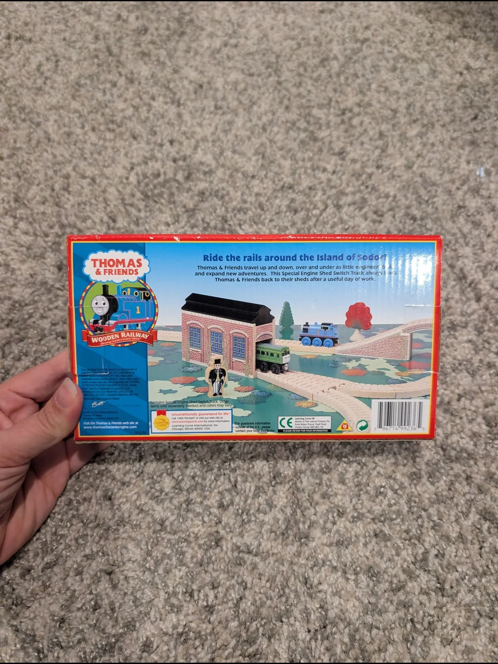 Thomas & Friends Special Engine Shed Switch Track x 2 - Natural Wood